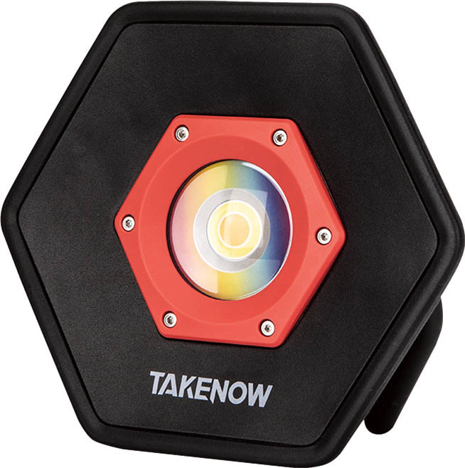 TAKENOW 充電式LED 五光色ワークライト WL4118 | ファクトリーギア