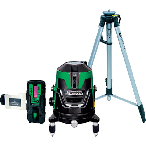 シンワ　レーザーロボ　ＬＥＸＩＡ　５１　グリーン　受光器・三脚セット