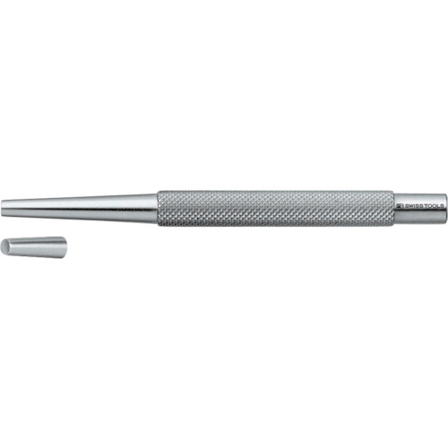 ピービー　720－6　テーパーピンポンチ　丸胴　全長125×幅10MM　720-6