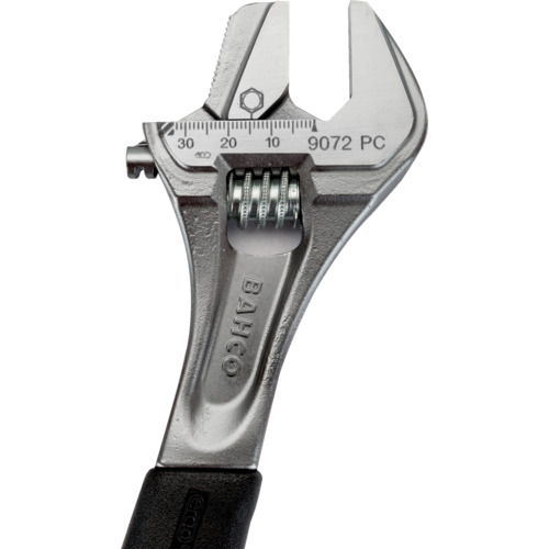 バーコ　パイプレンチ兼用モンキーメッキ　9072PC