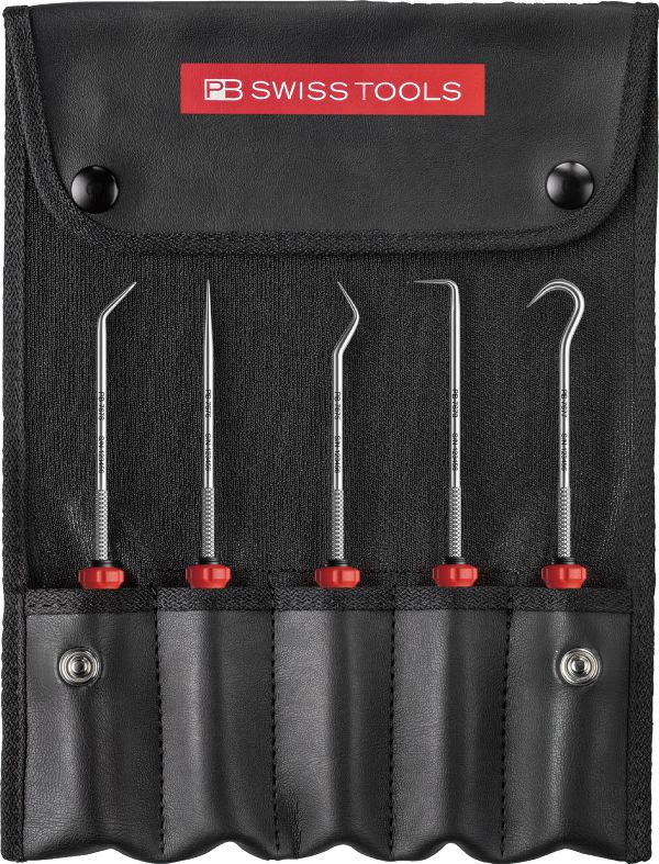 ピービー　ＰＢスイスツールズ　　ピックツール５本組ロールケース付（ＢＯＸ）　38685.CBB