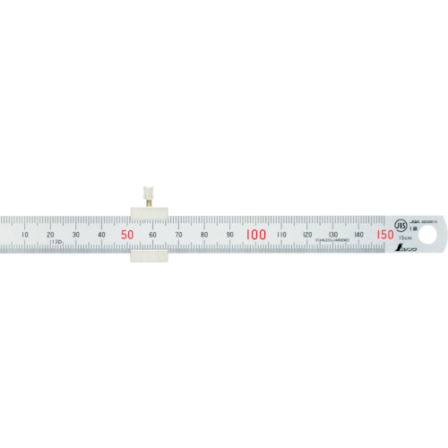 シンワ　直尺１５０ｍｍストッパー付
