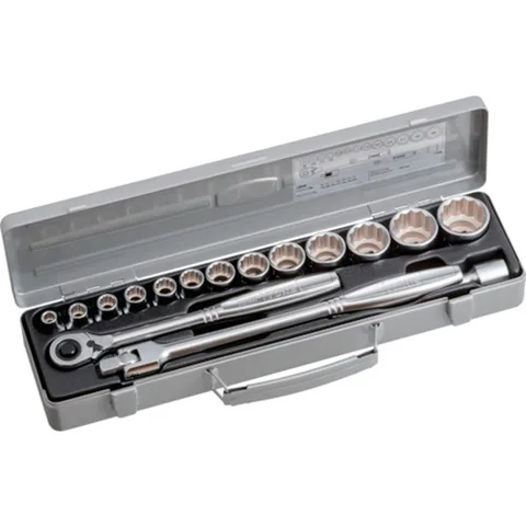 TONE ソケットレンチセット 12角タイプ 差込角12．7mm 16点