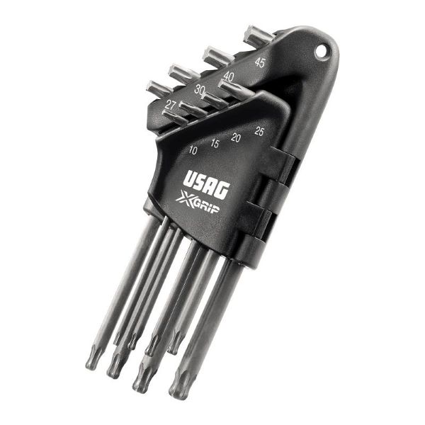 ウーザック X-Grip L型ヘックスレンチセット 9本組 280X/S9 | 工具用品