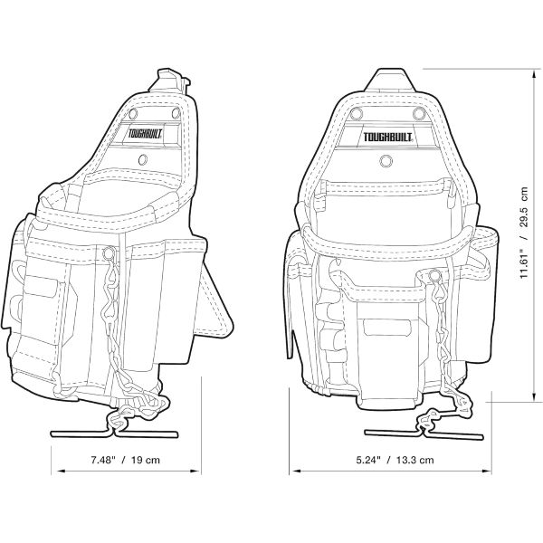 タフビルト　スモールエレクトリカンポーチ　TB-CT-34
