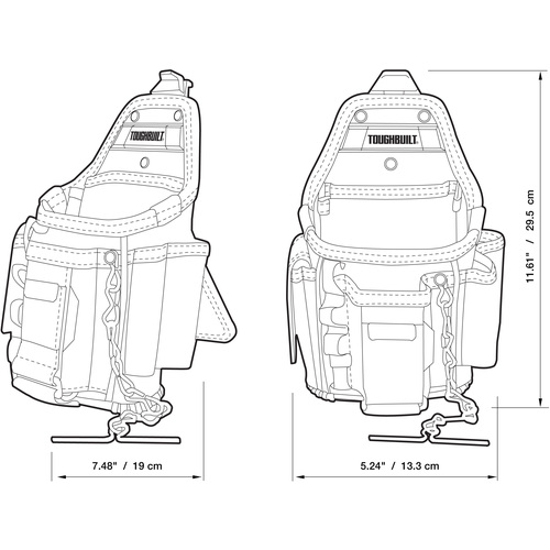 タフビルト　小型電工ポーチ　TB-CT-34