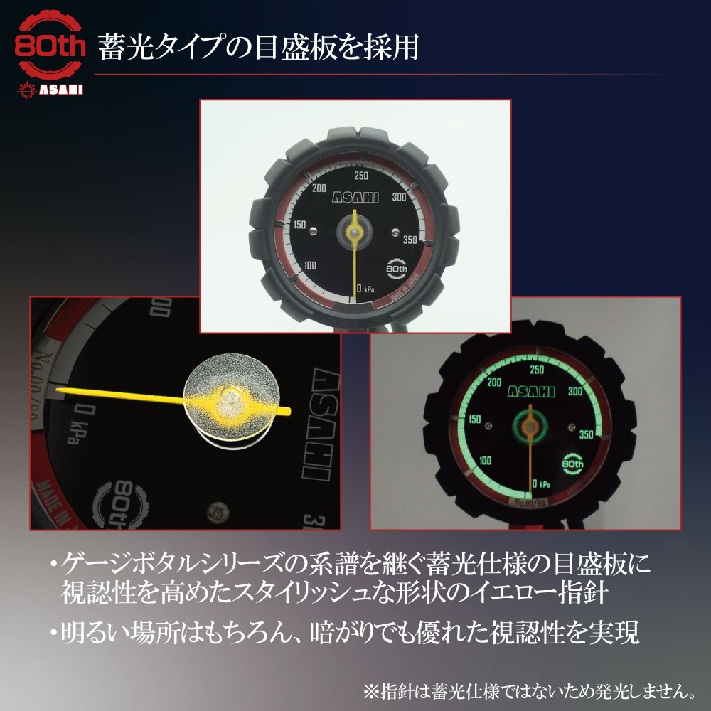 旭産業　80thゲージボタル　AGE-350-80TH