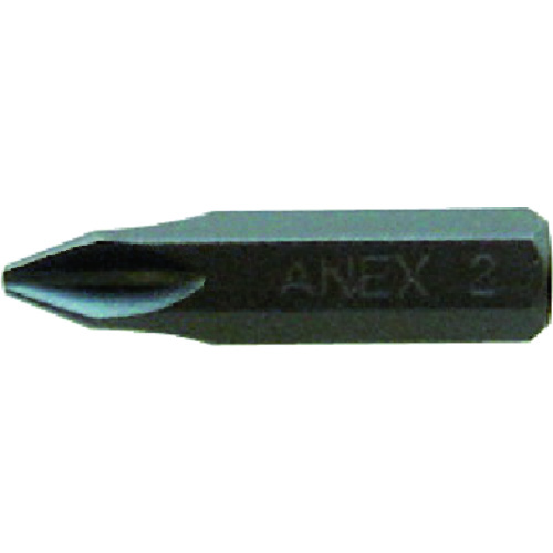 アネックス　インパクトドライバー用ビット　＋２×３６　対辺８ｍｍ六角軸　AK-21P-2-36