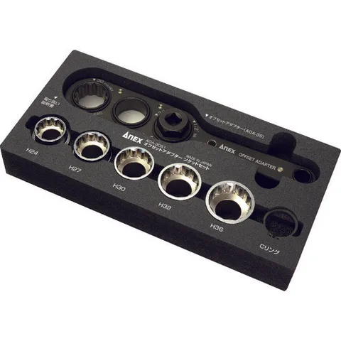 アネックス オフセットアダプター ソケットセット AOA-19S2