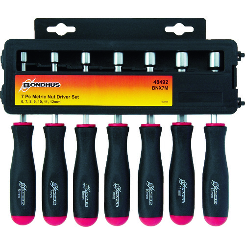 ボンダス　ナットドライバーセットミリ　７本組み　BNX7M
