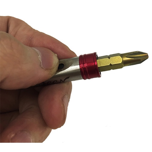 DEEN 1/4HEXビットアダプター レッド DNBIT1401R | 公式