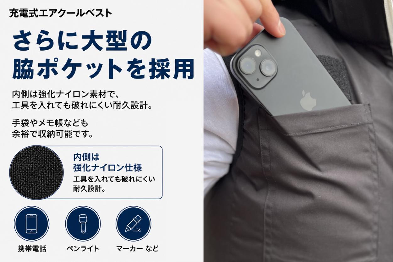 充電式エアクールベスト