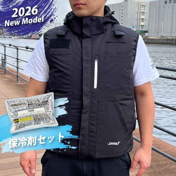 【保冷剤セット】DEEN.J　充電式 35Vエアクールエアクールベストセット 　 DNJAC35V18X7_TS-ALHO200