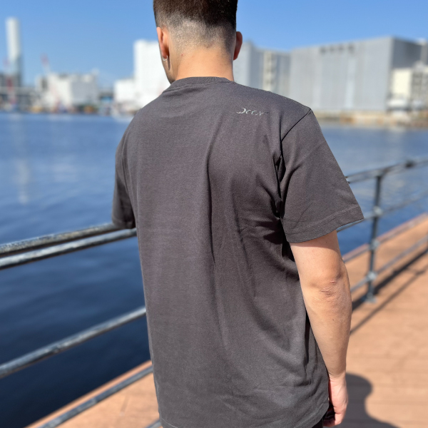 DEEN Tシャツ S/S 家紋刀鍛冶 墨 DNTS17_SM_