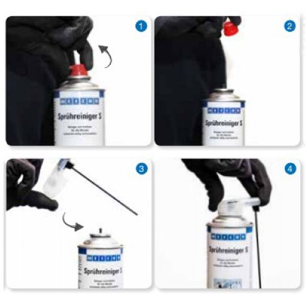 エスコ　スプレー缶ノズル(2Way)　120mm EA920WC-1