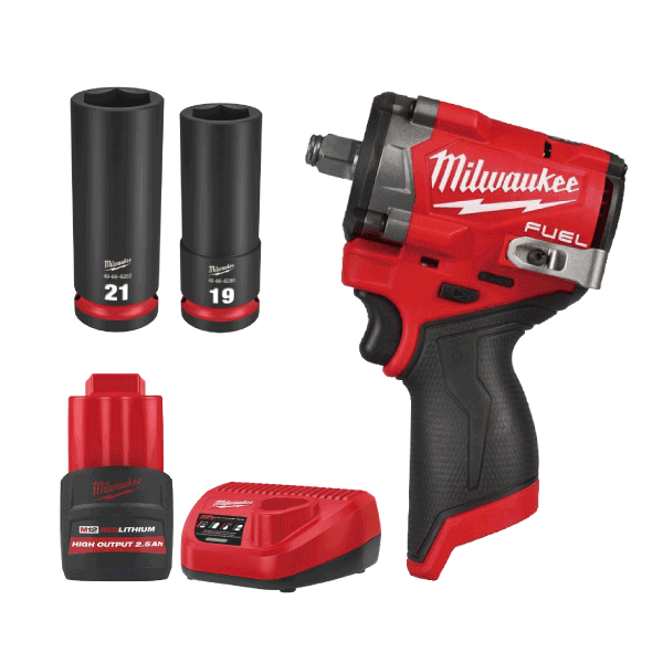 ミルウォーキー新型1/2SQインパクトセット　ディープソケット19・21mm付き　FGM12FIW2F12-SETSP