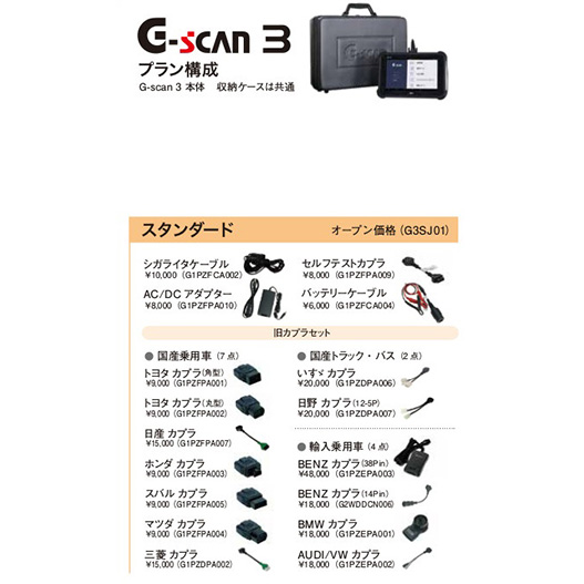 G-scan 3 （ジースキャン3）　スタンダード　G3SJ01