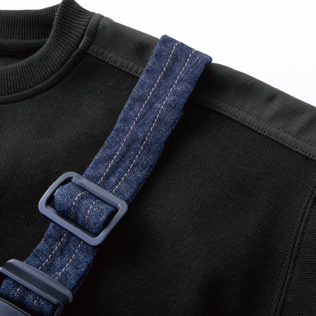 グレースエンジニア　サロペ・デ・Tシャツ ブラック　GE-3005-BK