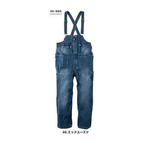 ディッキーズ ストレッチデニムカーゴパンツ インディゴ D-1435_x/IN
