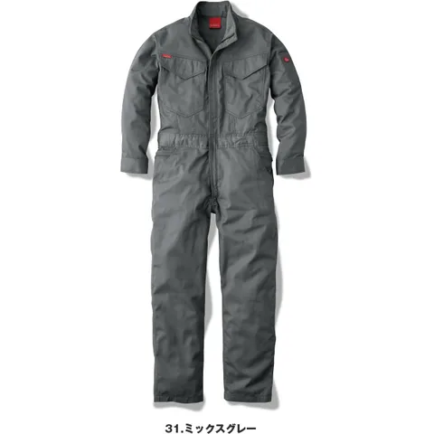ハ*チ様 （最終価格）Garments Engineered ツナギ　グレー　サ グレースエンジニア GEオールマイティーツナギ ミックスグレー GE-830