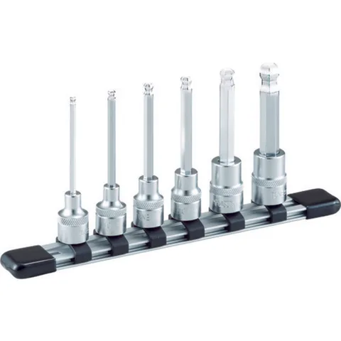 TONE ロングヘキサゴンソケットセット（ホルダー付） 6pcs HH306L