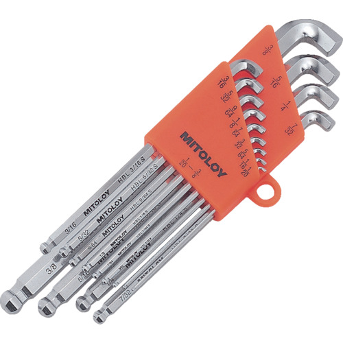 ミトロイ"インチ"L型ホローレンチ13本セット（スタビ・ロング・ボール）　HBL1300BS