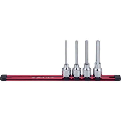 ミトロイ 3/8SQ ヘックスソケット ロング ホルダーセット 5コマ6点
