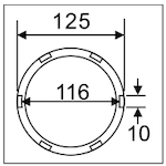 アクスルナットソケット120mm/6角/1インチ H-60120 アクスルナットソケット120mm⁄6角⁄1インチ H-60120