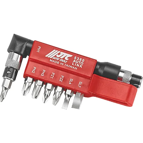 JTC 8PCS L型レンチ付穴開きスタービットセット JTC5358 | 工具