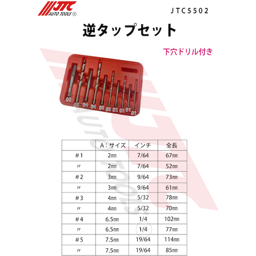 JTC　逆タップセット　JTC5502