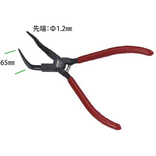 JTC　９０°スナップリングプライヤー　JTC5710