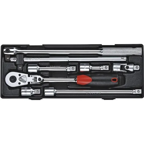JTC 7PCS ダブルソケットフレキシブルレンチセット JTCK6072