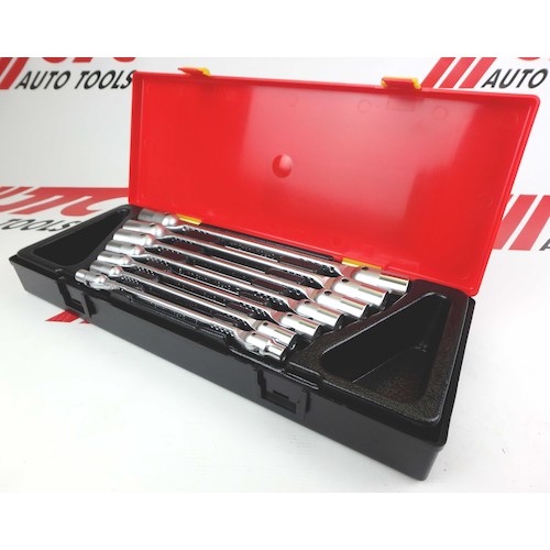 JTC 7PCS ダブルソケットフレキシブルレンチセット JTCK6072
