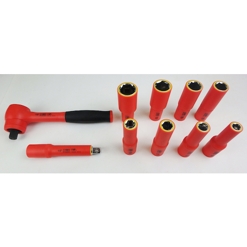 JTC　１２．７ｍｍ　１０ＰＣＳ　絶縁ソケットセット　JTCK9101
