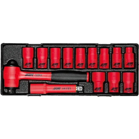 JTC 7PCS ダブルソケットフレキシブルレンチセット JTCK6072