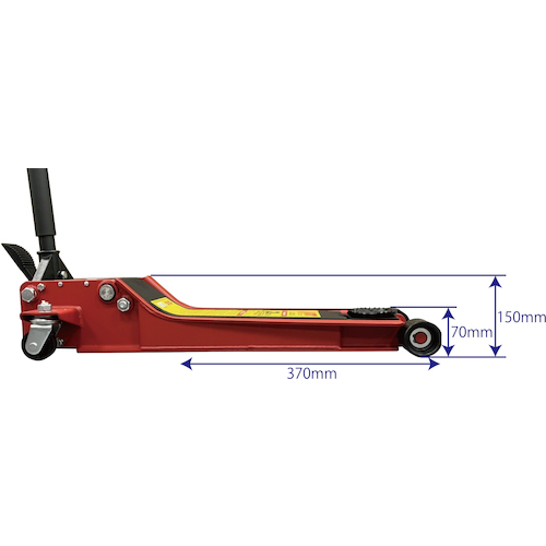 JTC 低床２ｔガレージジャッキ JTCSJ2083 | ファクトリーギア公式通販