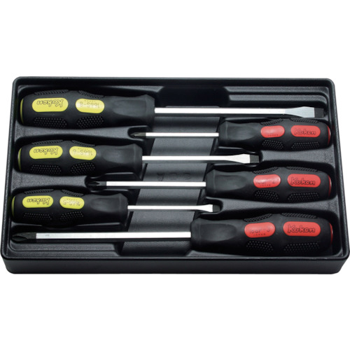 ベッセル ウッディグリップ貫通ドライバー6PCセット 336PS