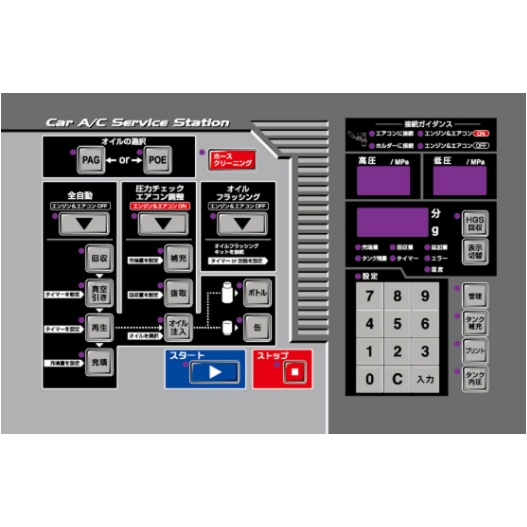 カーエアコンサービスステーション　新冷媒R1234yf専用　PS1234H