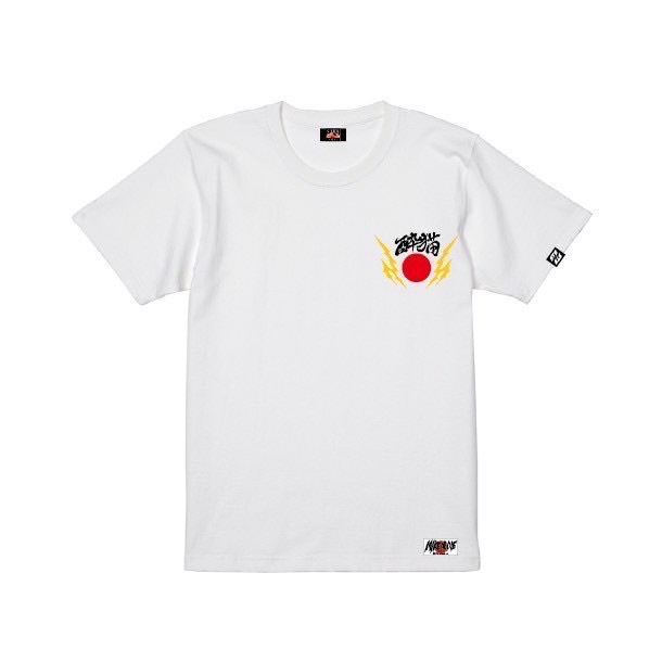 サタビルダーズ　酔猫Tシャツ(白）　SATA_T_001W