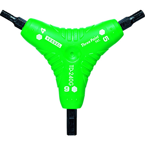 ベッセル　スリーポイントヘックスドライバーＴＤ２４０Ｇ　TD-240G