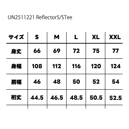 ユニバーサルオーバーオール PROFESSIONAL Reflector S/S Tee　UN2511221_