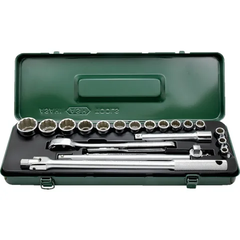 アサヒ ソケットレンチセット12．7□×17PCS VO4131 | 工具用品