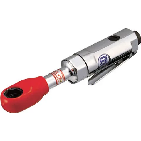 【中古】信濃機販 シナノ SHINANO エアラチェットレンチ スイーベルレギュレーター付き 信濃機販（SHINANO） SHINANO SI-1209 9.5sq.エアーミニラチェット
